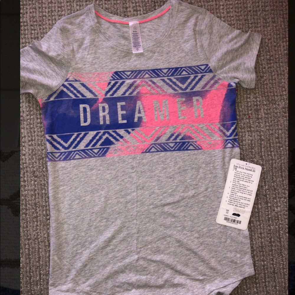 Ivivva Rise shine repeat ss tee dreamer